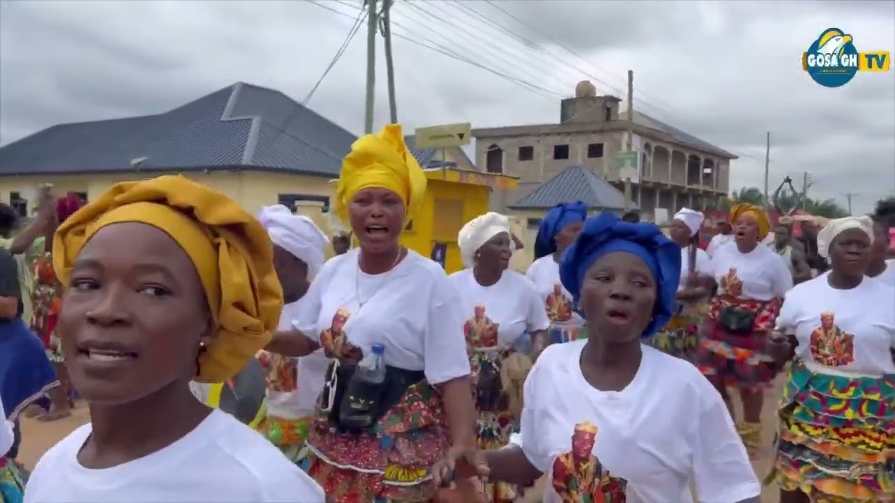 AGOTIME COLORFUL KENTE ( AGBAMEVOR ) FESTIVAL 2025 .VOLTA GHANA WEST AFRICA 
