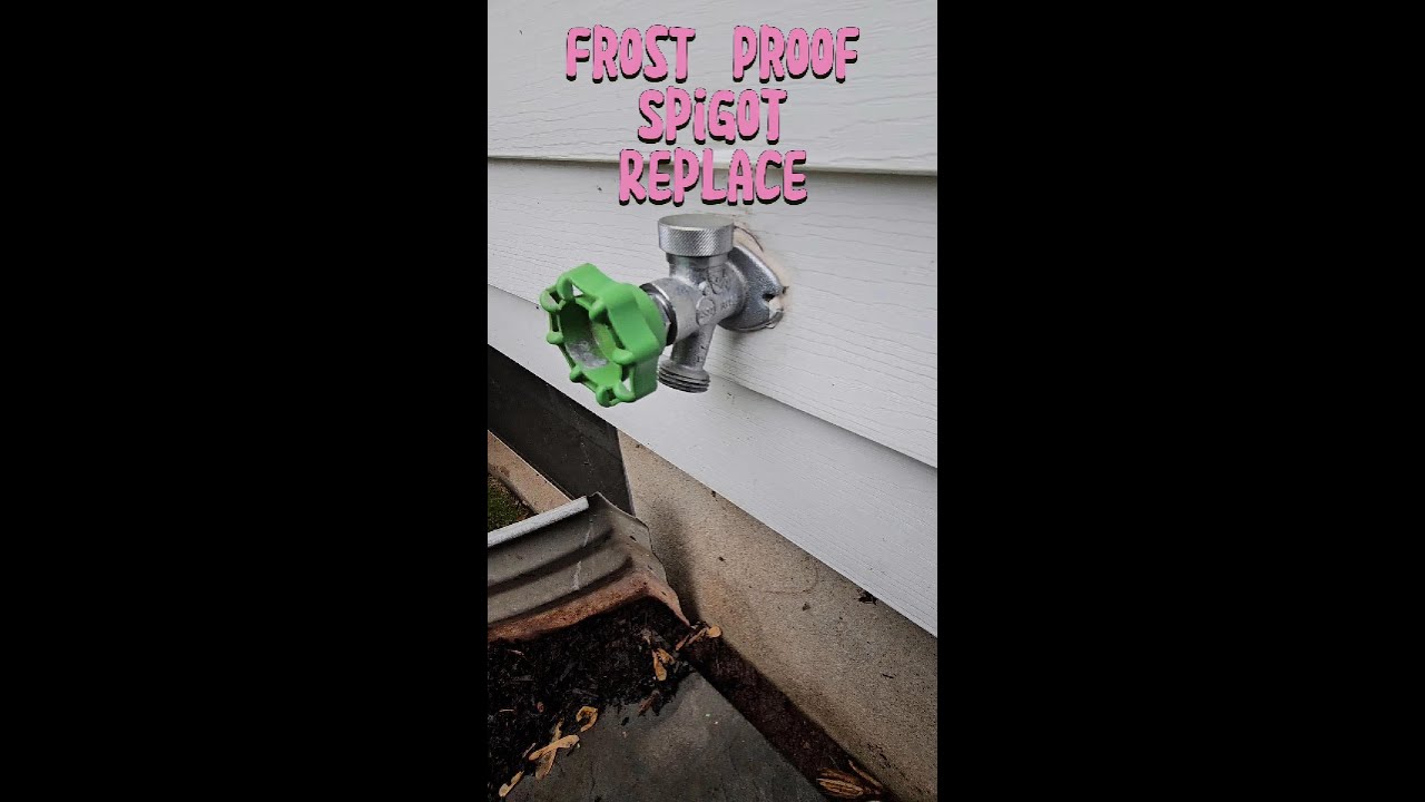 Frozen/Leaky Hose Bib Fix - Replace a Frost Proof Sillcock (Hose Bib)