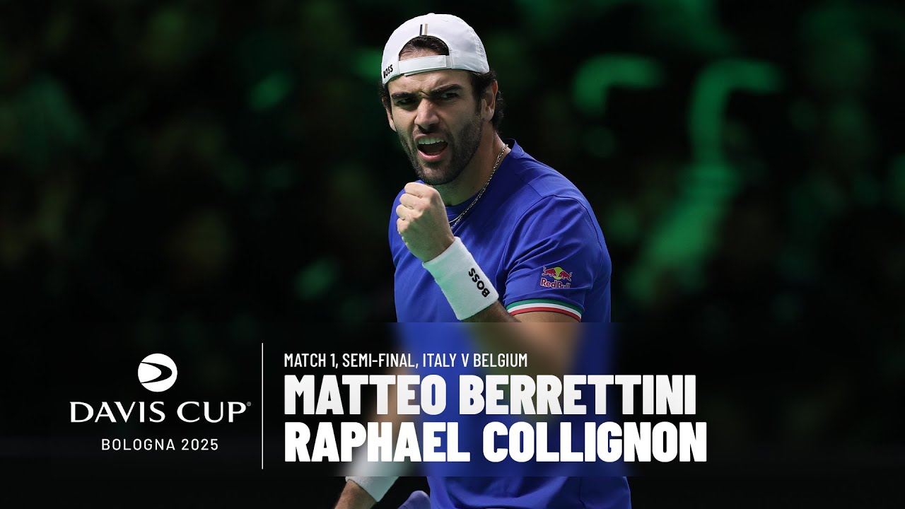 БЛЕСТЯЩИЙ Берреттини в Болонье! 💥 | Италия &ndash; Бельгия | Лучшие моменты | Финал Кубка Дэвиса 2025, 8