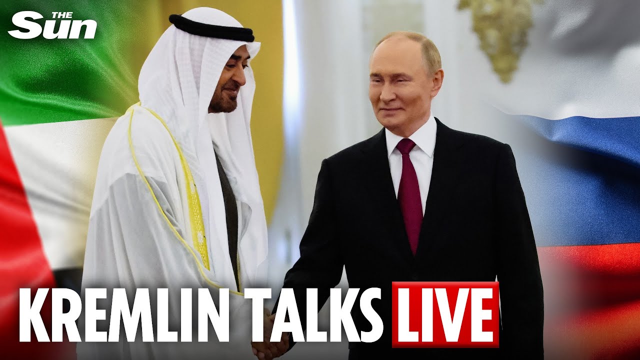 LIVE: Russia-UAE summit as Putin and Mohamed bin Zayed Al Nahyan meet for Kremlin talks