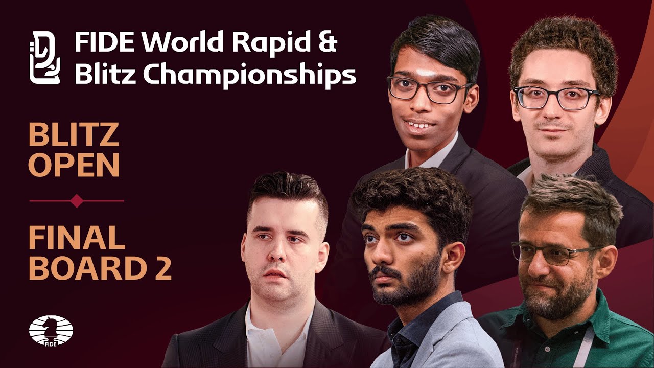 Board 2 | Day 2 | Open | FIDE World Blitz Championship 2025