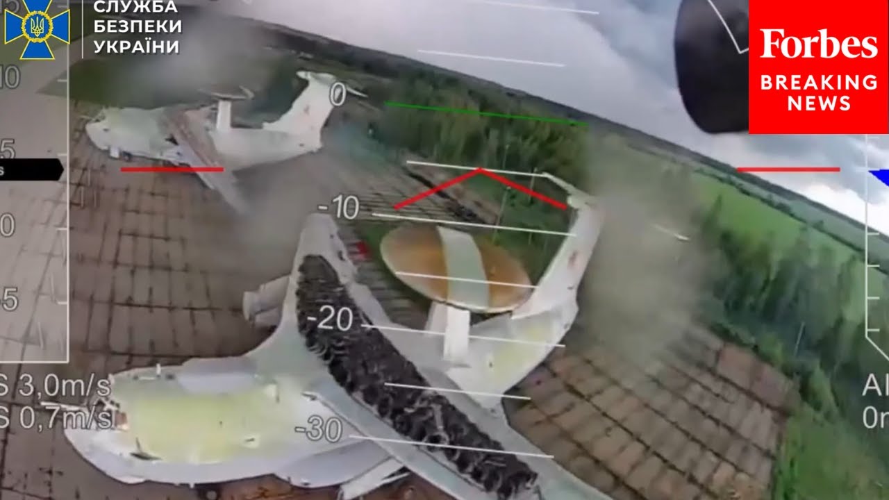 WATCH: More Released Footage From Ukraine's Drone Attack On Ivanovo Air Base, Russia