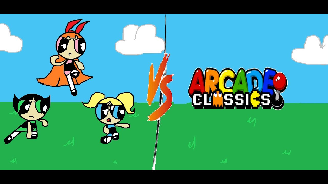 M.U.G.E.N: Team MvC Powerpuff Girls VS Arcade