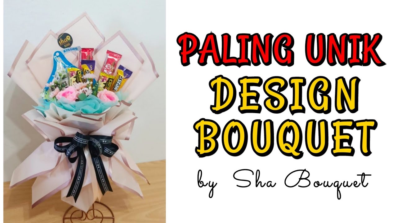 Buat design bouquet nie banyak tempahan...ll Bouquet design tinker bell ll simple unik bouquet