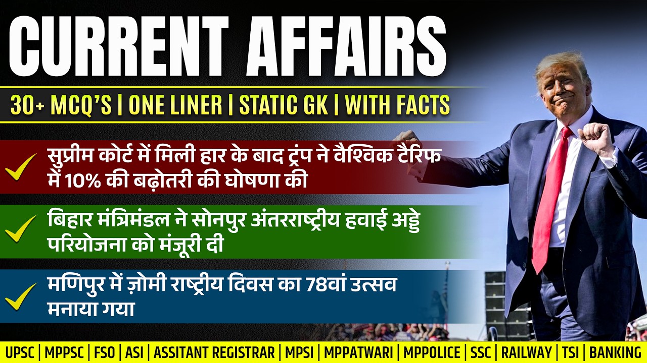 21-22 Fabruary 2026 Current Affairs | Current Affairs Today | Daily Current Affairs | Current News
