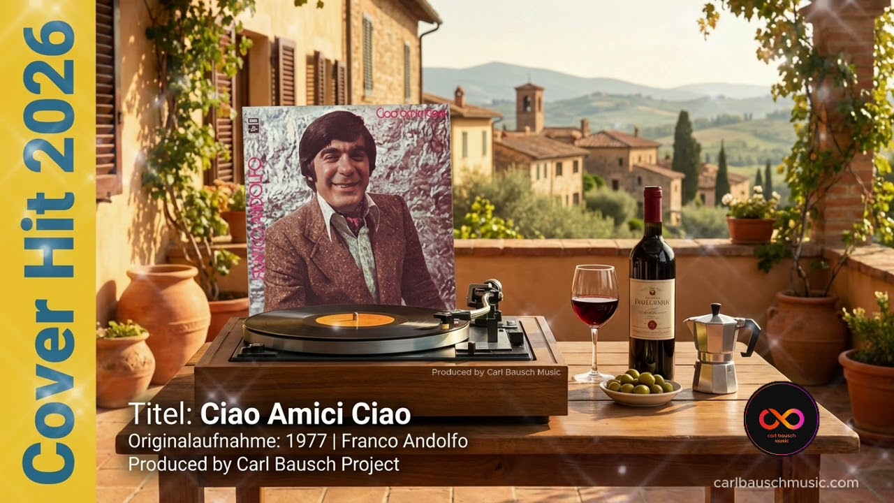 Ciao Amici Ciao (1977) Cover – Retro Edition | Modern Italian Schlager Cover 2026