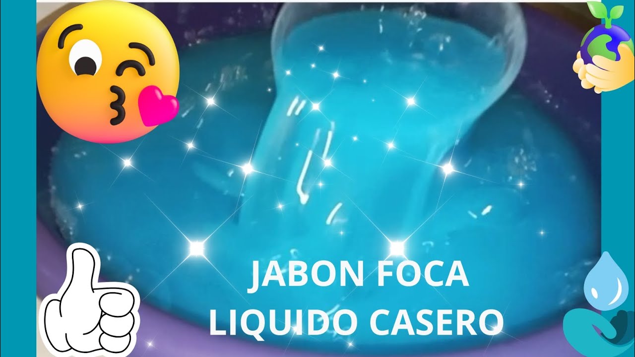 JABON FOCA LIQUIDO CASERO 👍 OBTEN DINERO DESDE CASA 💰 FÁCILMENTE