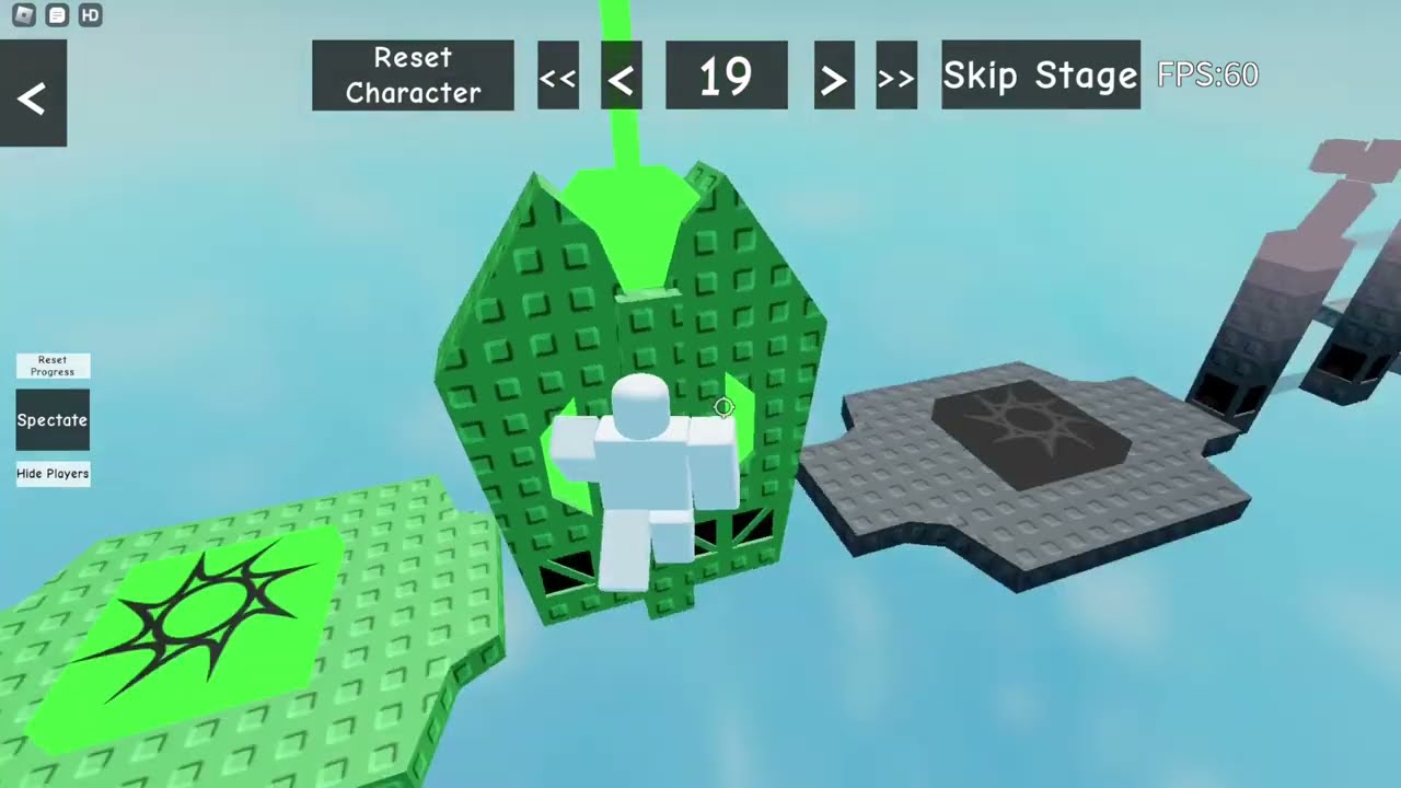 Aqua's Easy No Jump Per Difficulty Charty Obby [All stages 1-35]