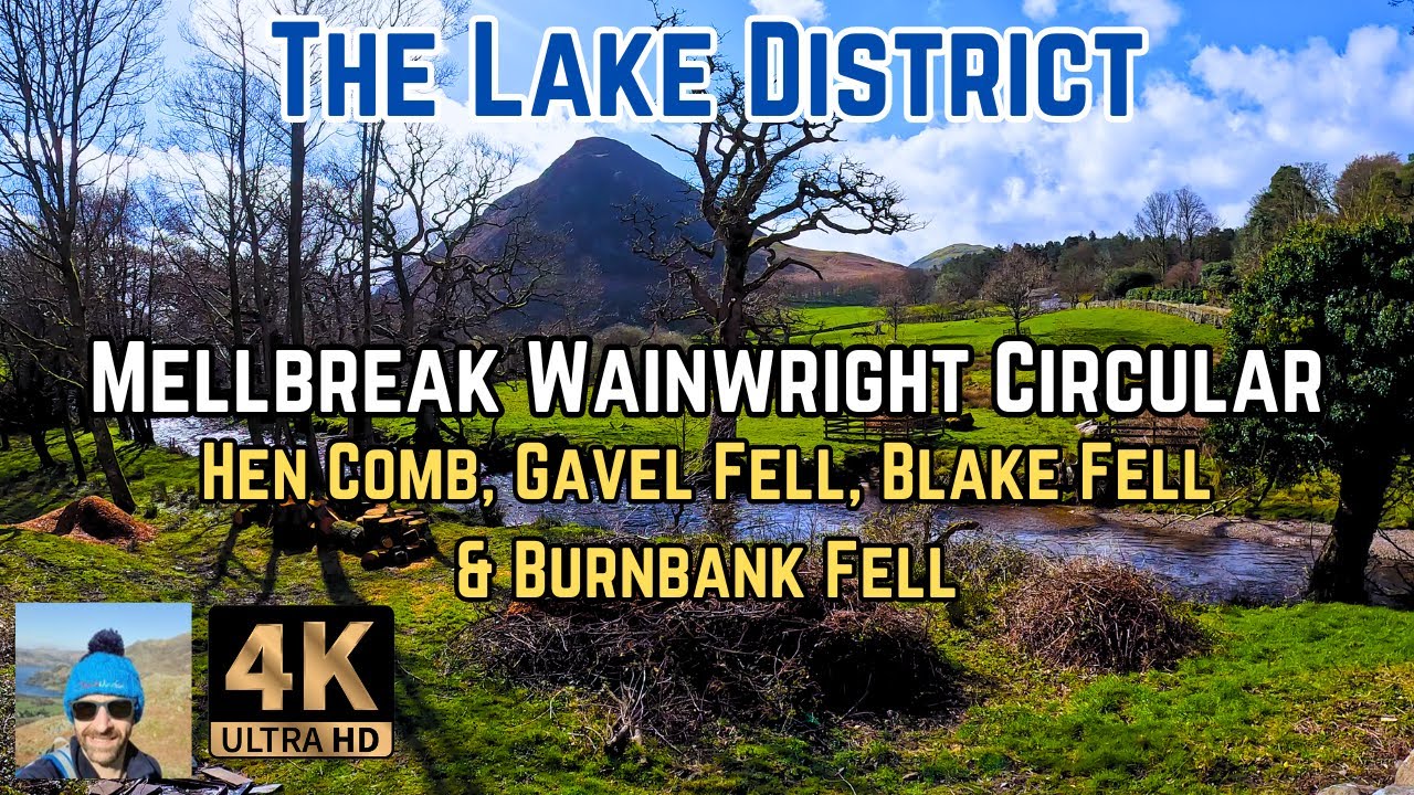 Mellbreak Wainwright Circular Fell Walk With Hen Comb, Gavel Fell, Blake Fell And Burnbank Fell