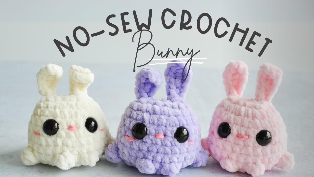 No-Sew Crochet Bunny Step-By-Step Guide!