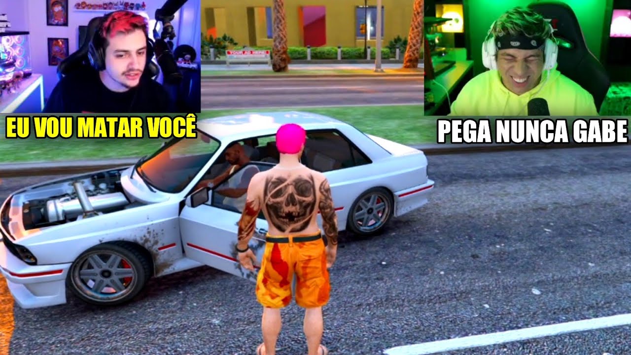 CJ ROUBOU O CARRO DO GABE !!!