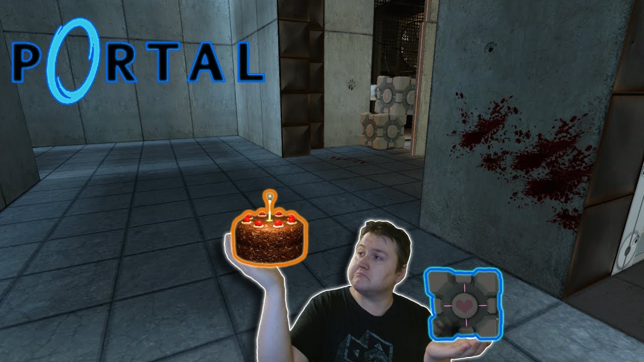 Reject cube, return to cake \\ Portal - Full game playthrough