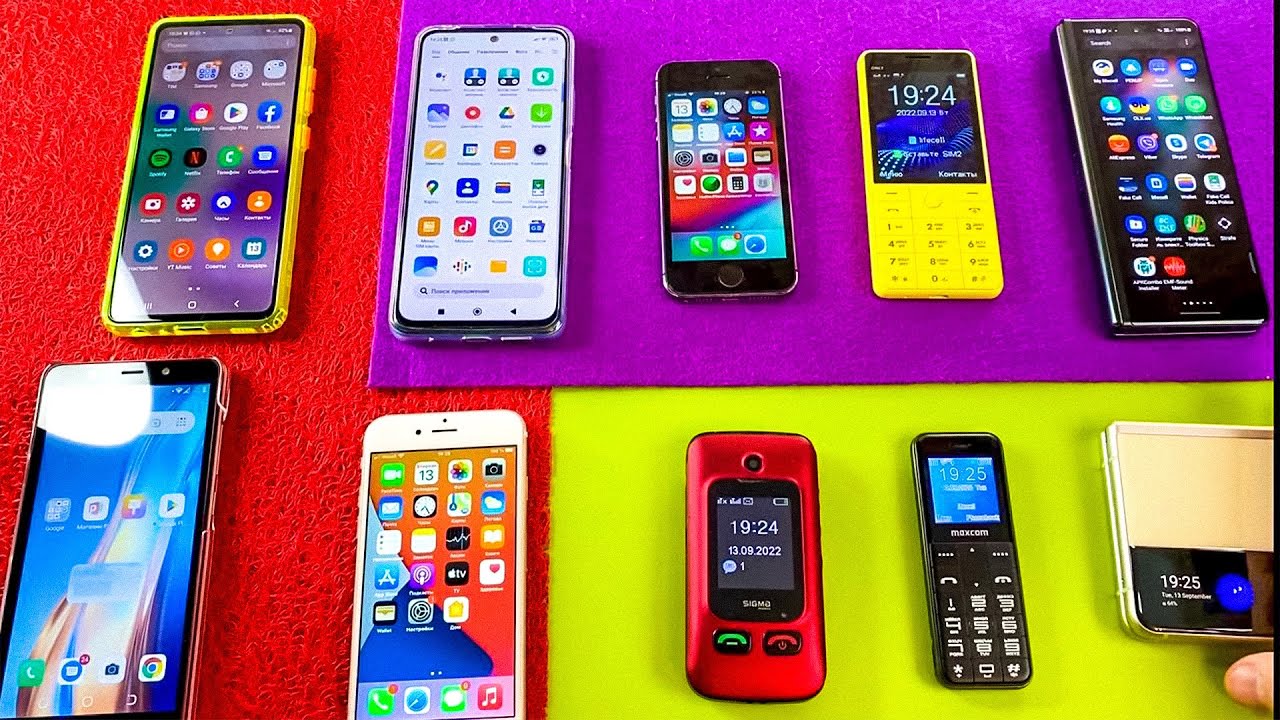 10 Phones Incoming Call iPhones, Samsungs Z fold, Z flip, A53, Xiaomi, Tecno, BQ, Maxcom & Sigma