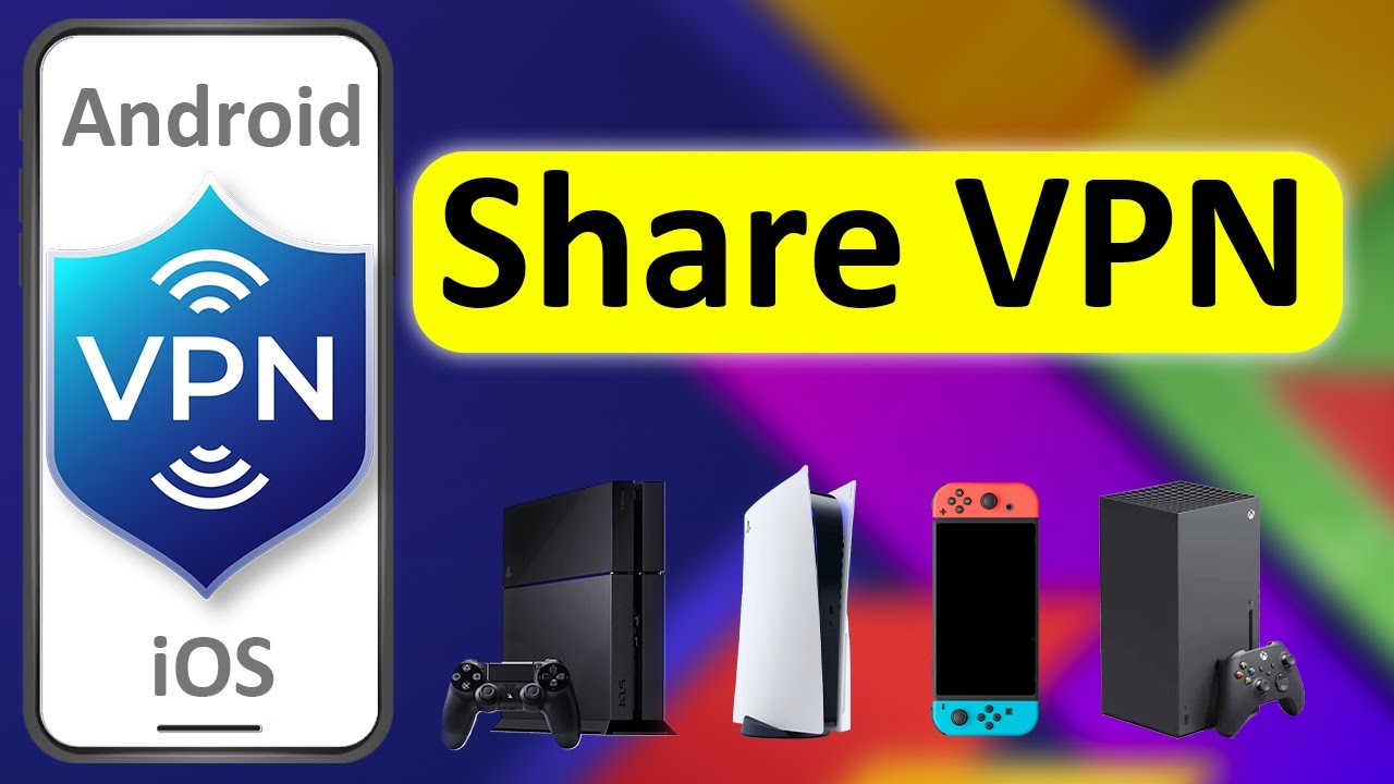 Поделиться телефоном VPN → PS5, PS4, Switch (2024)