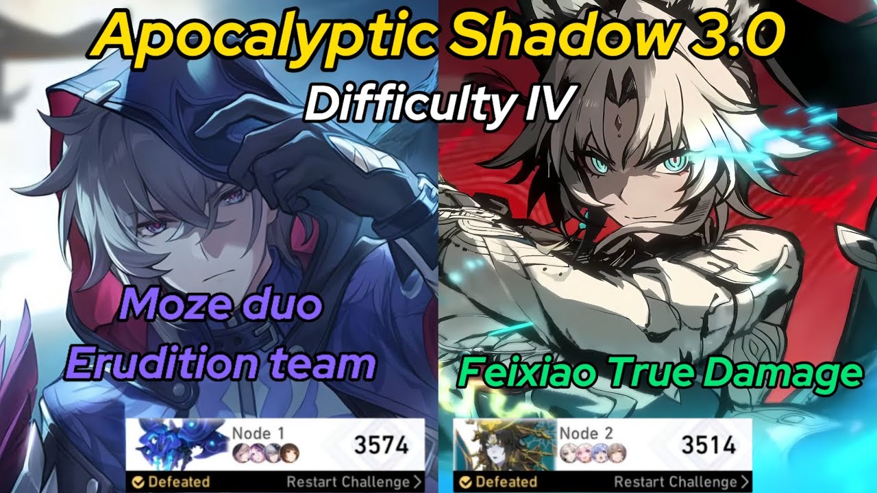 NEW Apocalyptic Shadow 3.0 | Moze Erudition team & Feixiao True Damage