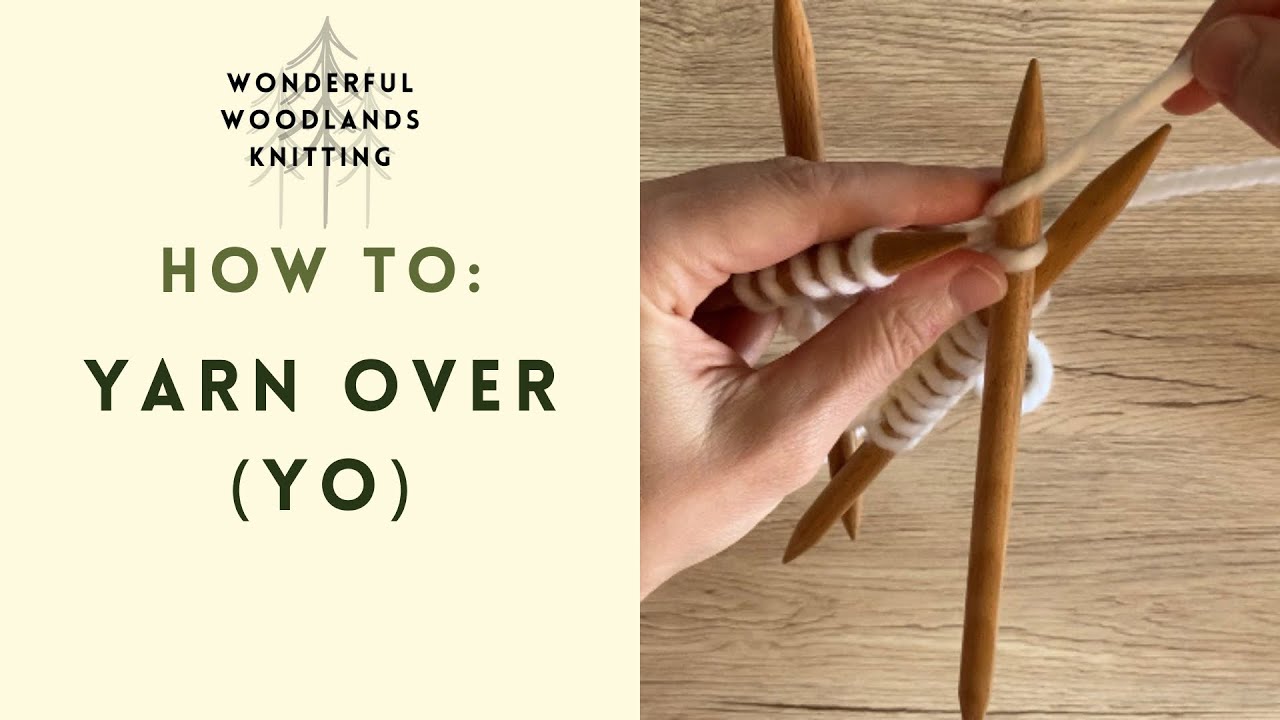 Knitting How-Tos: yarn over (in the round)