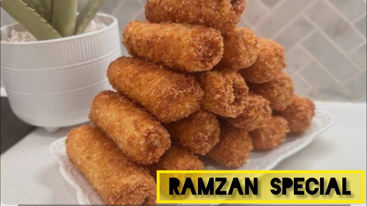 Ramzan special। 🌙 सबसे आसान सबसे क्रिस्पी हैं ये ब्रेड रोल बनाने का तरीका। Bread potato roll recipe