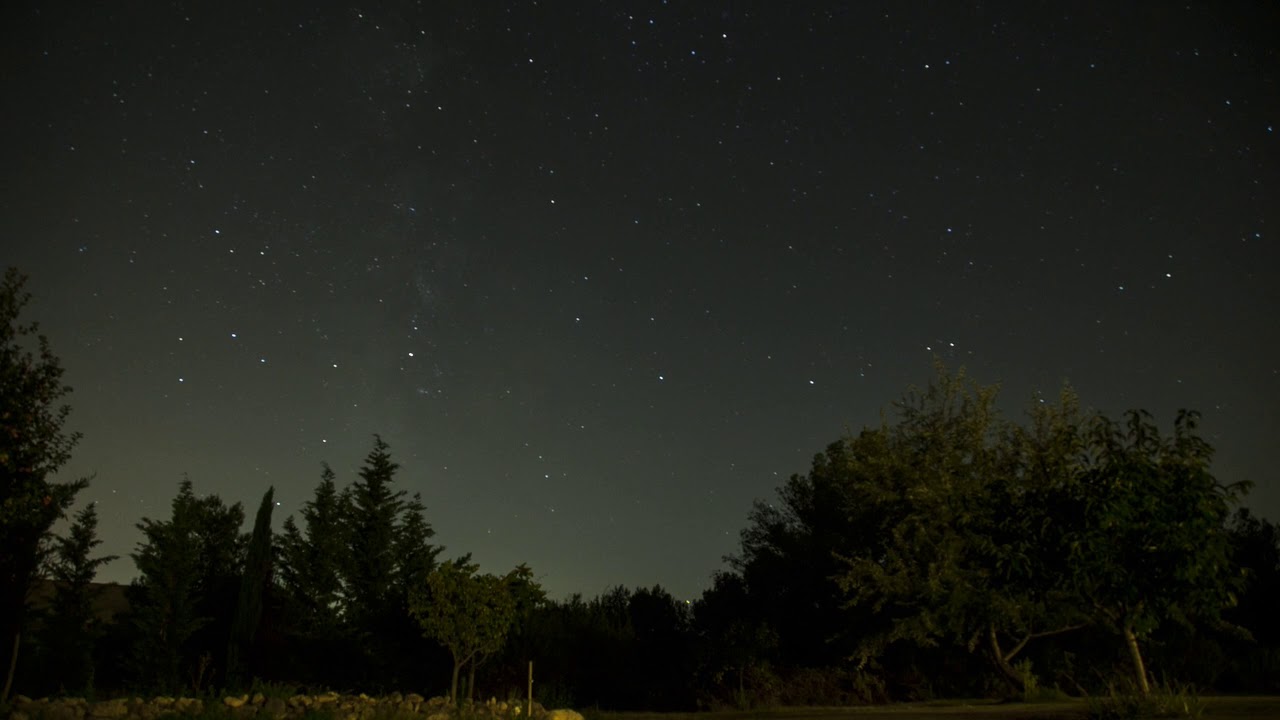 Timelapse vid&eacute;o Ciel de nuit