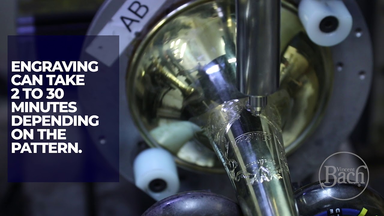 Bach Trumpets Tour Trumpet Engraving