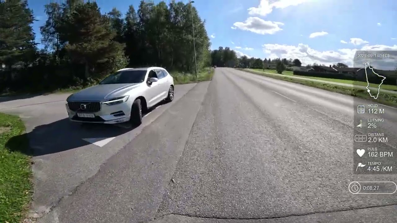 Norasj&ouml;n Runt 2025 - 21,1 km (L&ouml;parperspektiv)