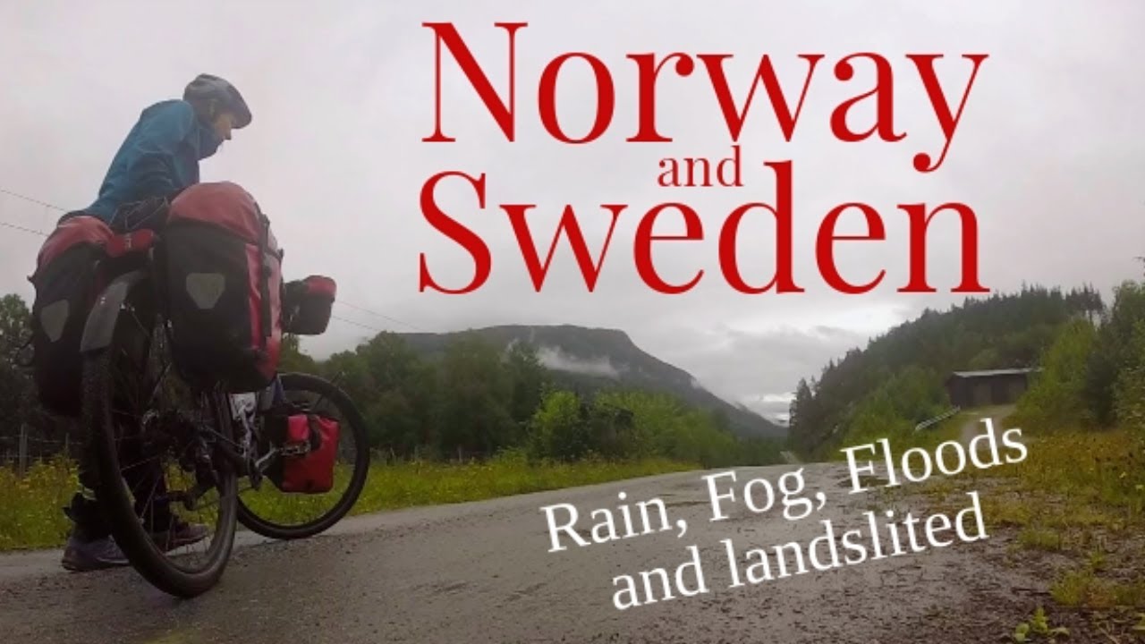 Norway and Sweden, an exciting cycling adventure after the floods and heavy rainfall