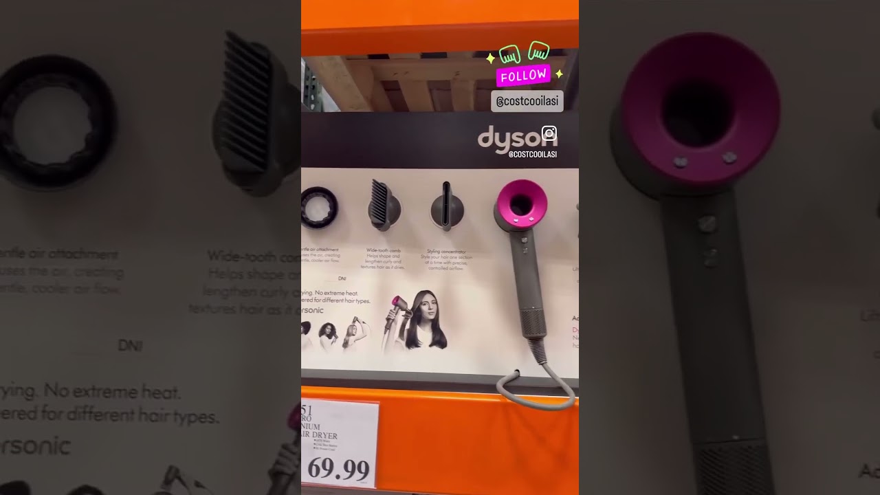Dyson supersonic fenini omoqchi bo’ganla…..Dyson Supersonic Hair dryer is on sale at Costco