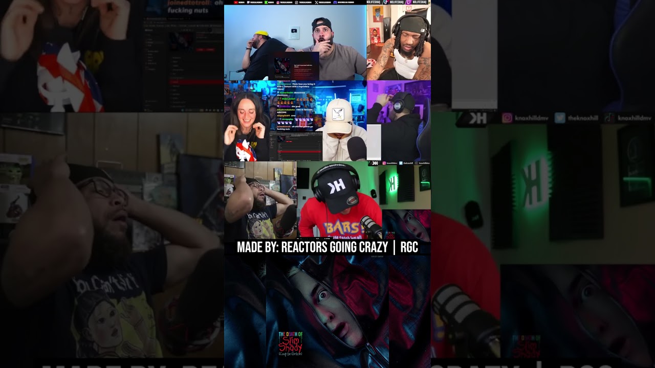 This scheme is NASTYYY | Eminem - fuel #thedeathofslimshady #eminem #jid #reactionmashup #fuel
