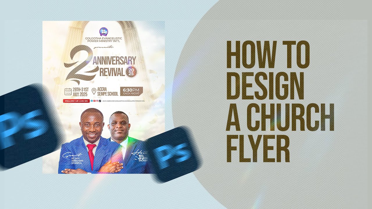How To Design a Church Anniversary Flyer 2025