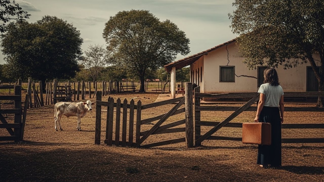 ELA COMPROU UM SÍTIO VELHO POR 28 REAIS PARA FUGIR DA DOR — E UM BEZERRO MAGRO A ESPERAVA NO QUINTAL