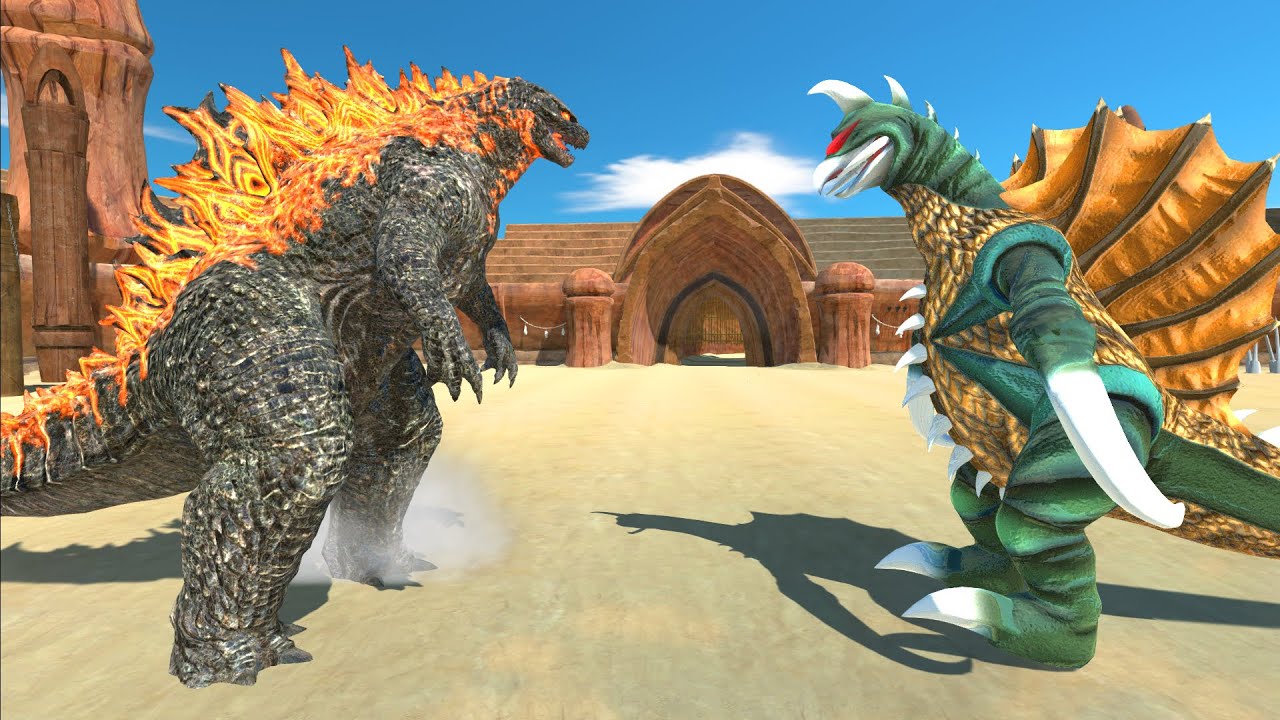 Godzilla 2021 vs Gigan At Arena - ARBS