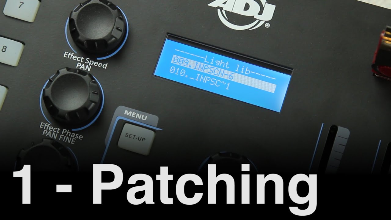 ADJ WiFly NE1 Tutorial 1 | Setup and Patch