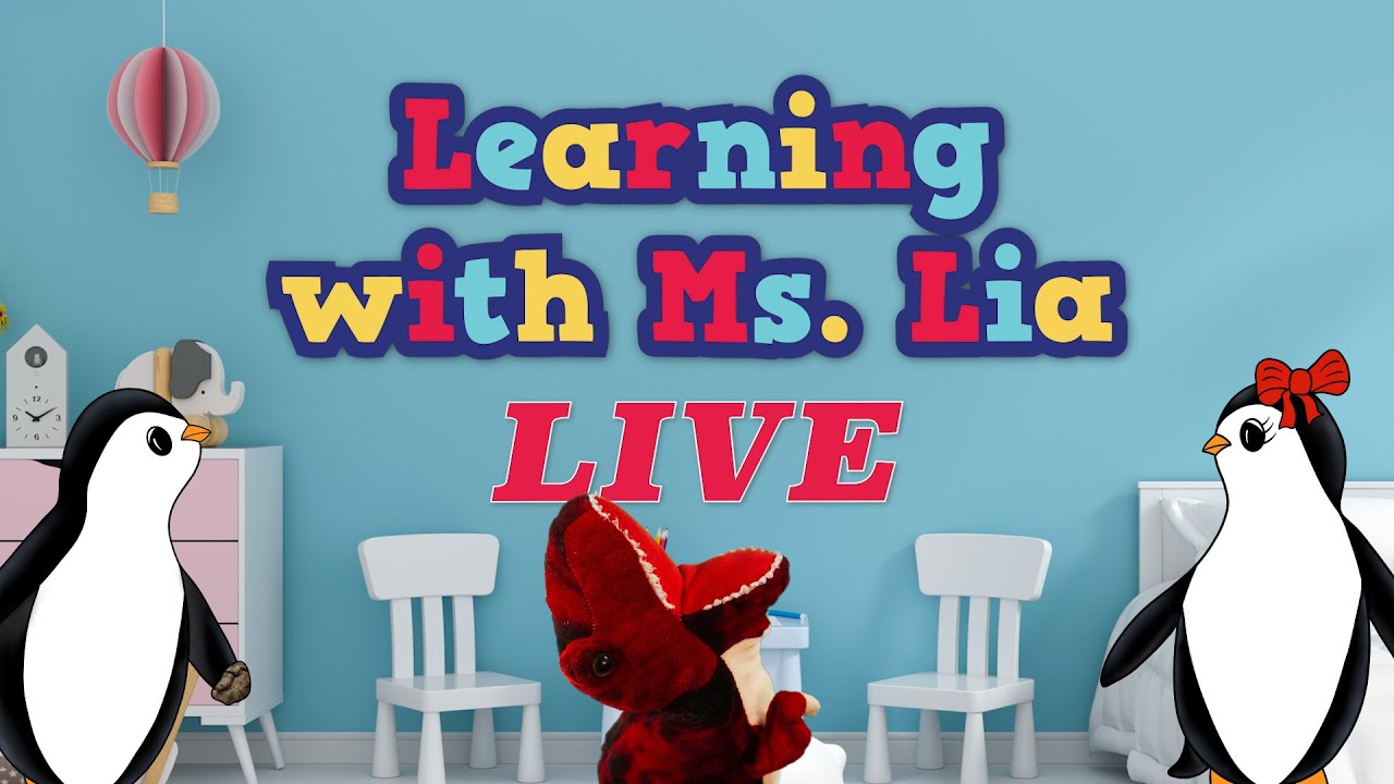 &iexcl;Amigos ping&uuml;inos! (Penguin Friends) | Learning with Ms. Lia LIVE! Penguin Edition