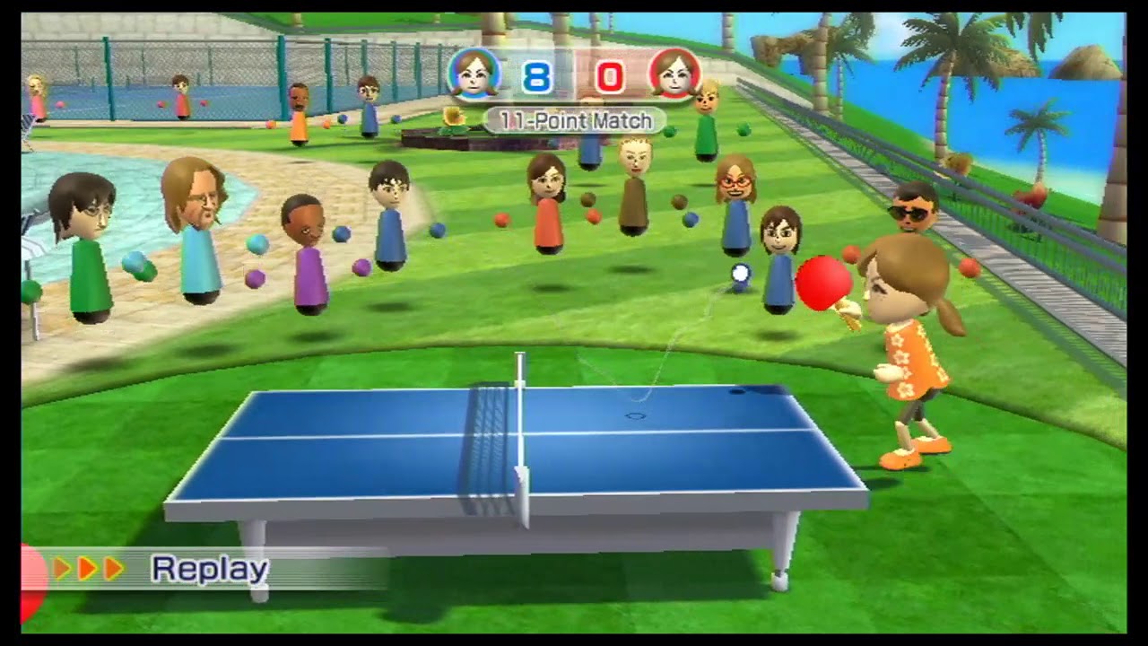 Wii Sports Resort - Table Tennis: Lucia VS Lucia