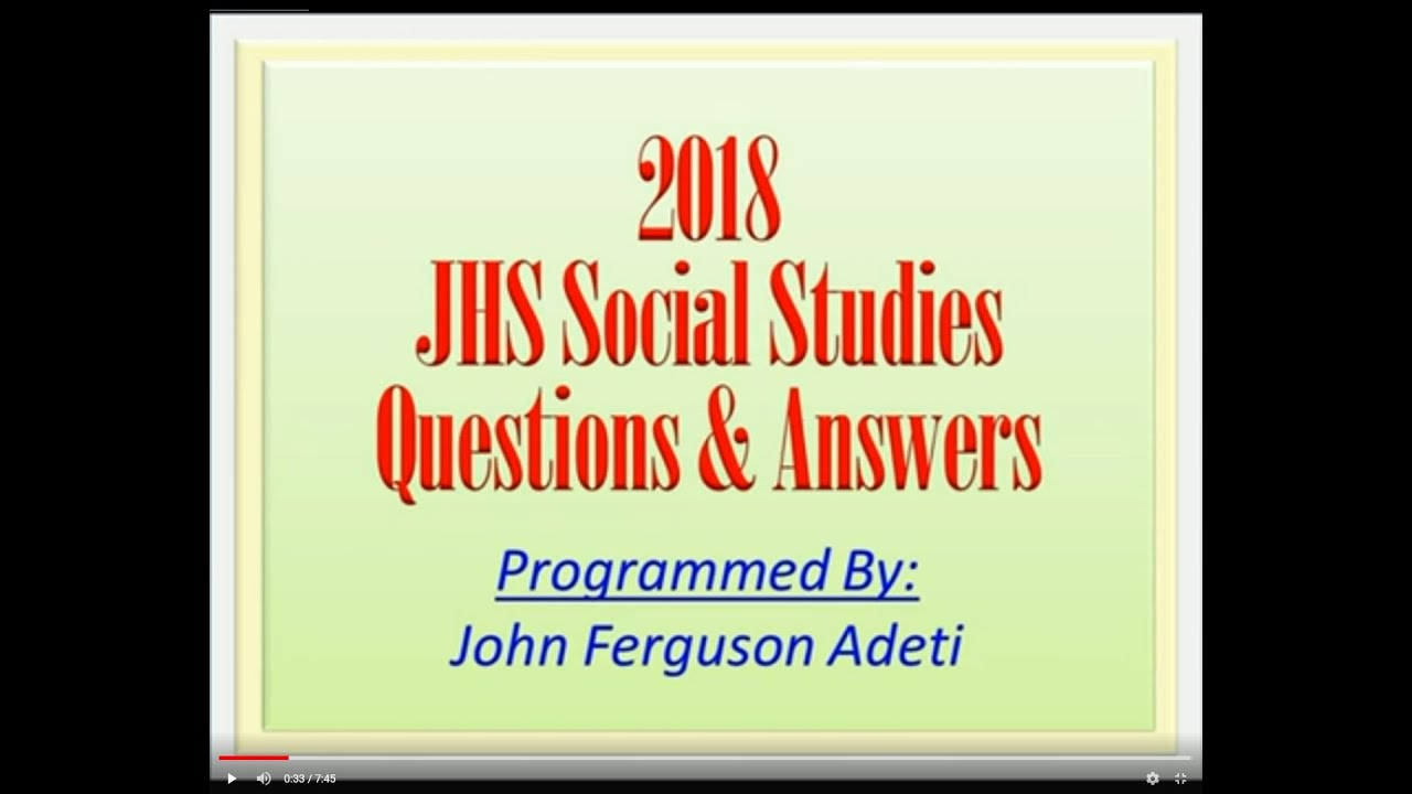 B.E.C.E RELIGIOUS AND MORAL STUDIES  2020