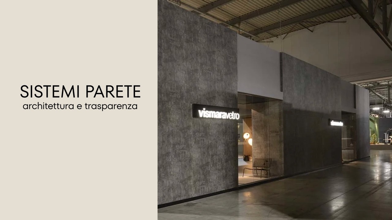 Cabine doccia e sistema pareti Suite al Salone del Mobile 2022