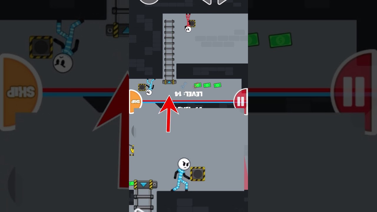2 Player Games: Stickman Escape #2player #2playergame #partygames #bonbongame