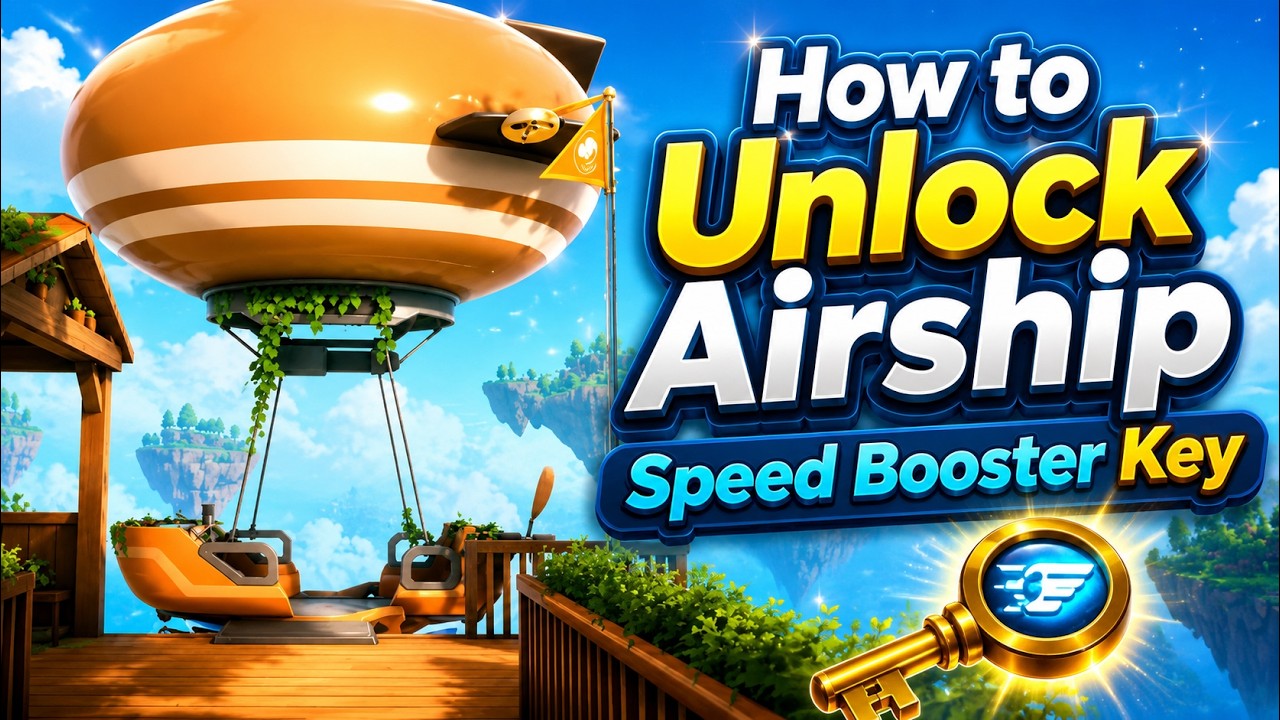 Solarpunk How to Unlock Airship Speed Booster Key