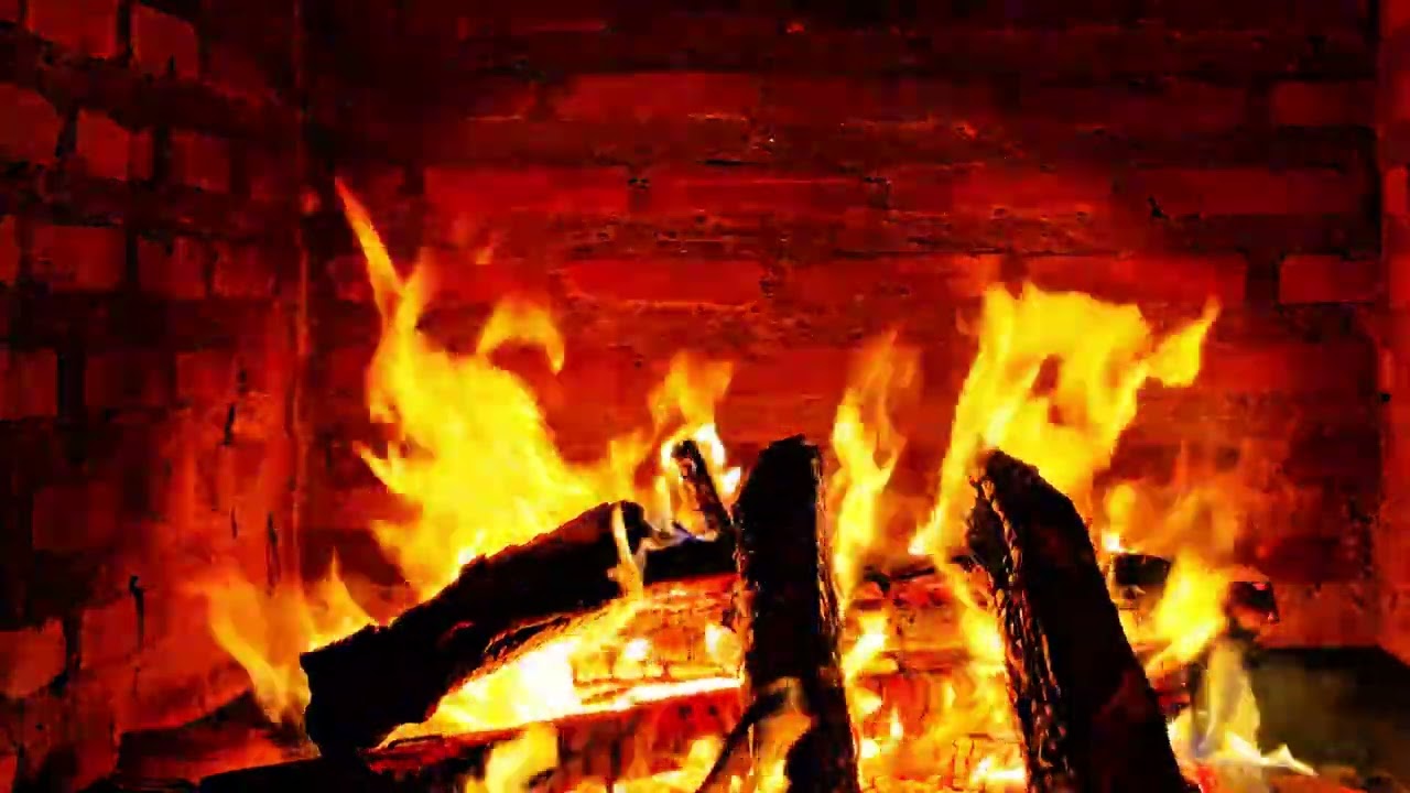 Real Log Fireplace Flames for Deep Calm and Comfort 🔥