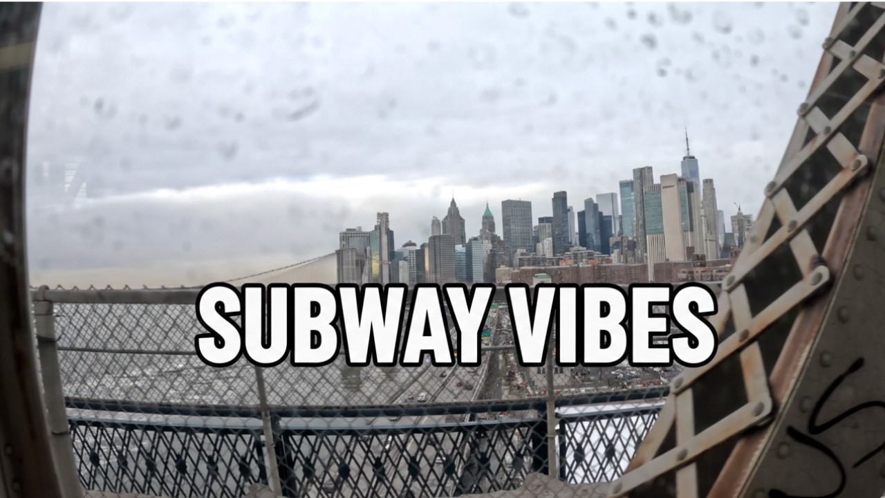 NYC Q Train: Manhattan Bridge View