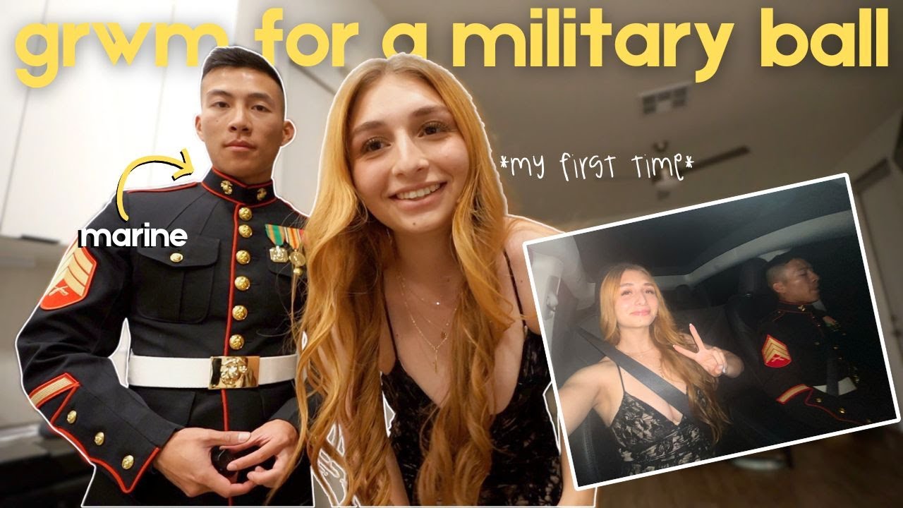 grwm to go to the military ball *marine corps* | vlog