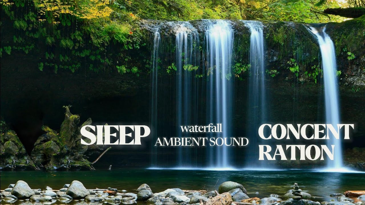 [ambient sound]waterfall/睡眠導入/集中