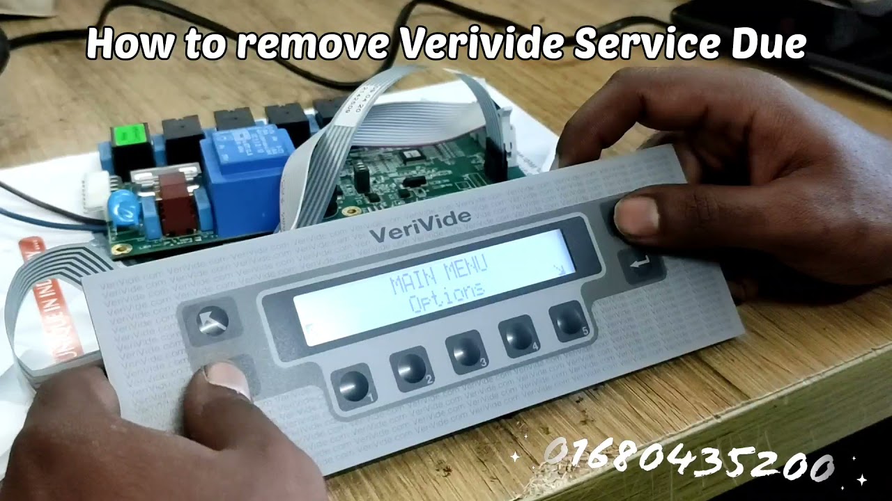 How to remove Verivide Light Box Service Due