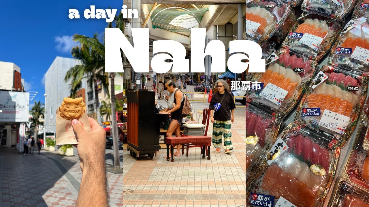🐚Okinawa but make it without the beach | Markets, Food & City Vibes | Silent Travel Vlog 🪸