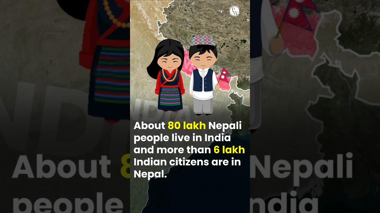 Decoding India Nepal Border Dispute 🗺️ #IndoNepalBorder #Geography #InternationalRelations #Shorts