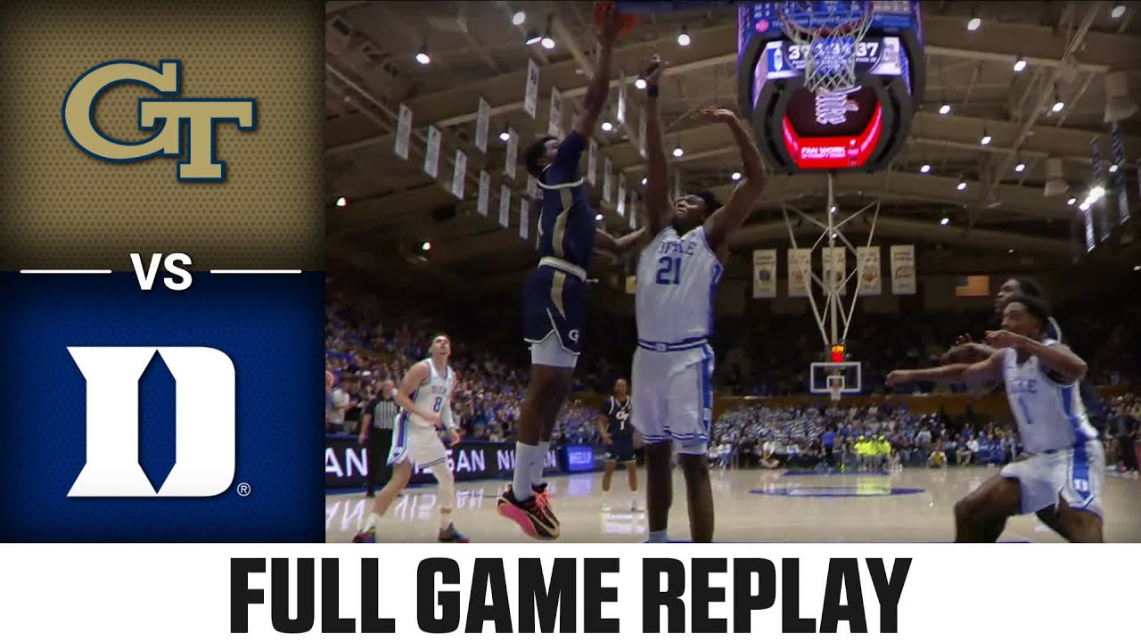 Georgia Tech vs. Duke Full Game Replay | 2025-26 ACC Men's Basketball