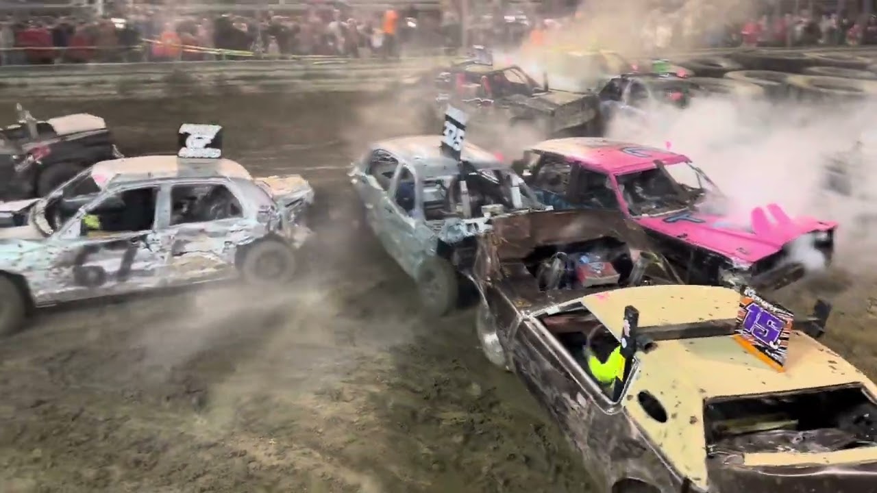 American Legion County Fair Full-Size Feature Demolition Derby 2024