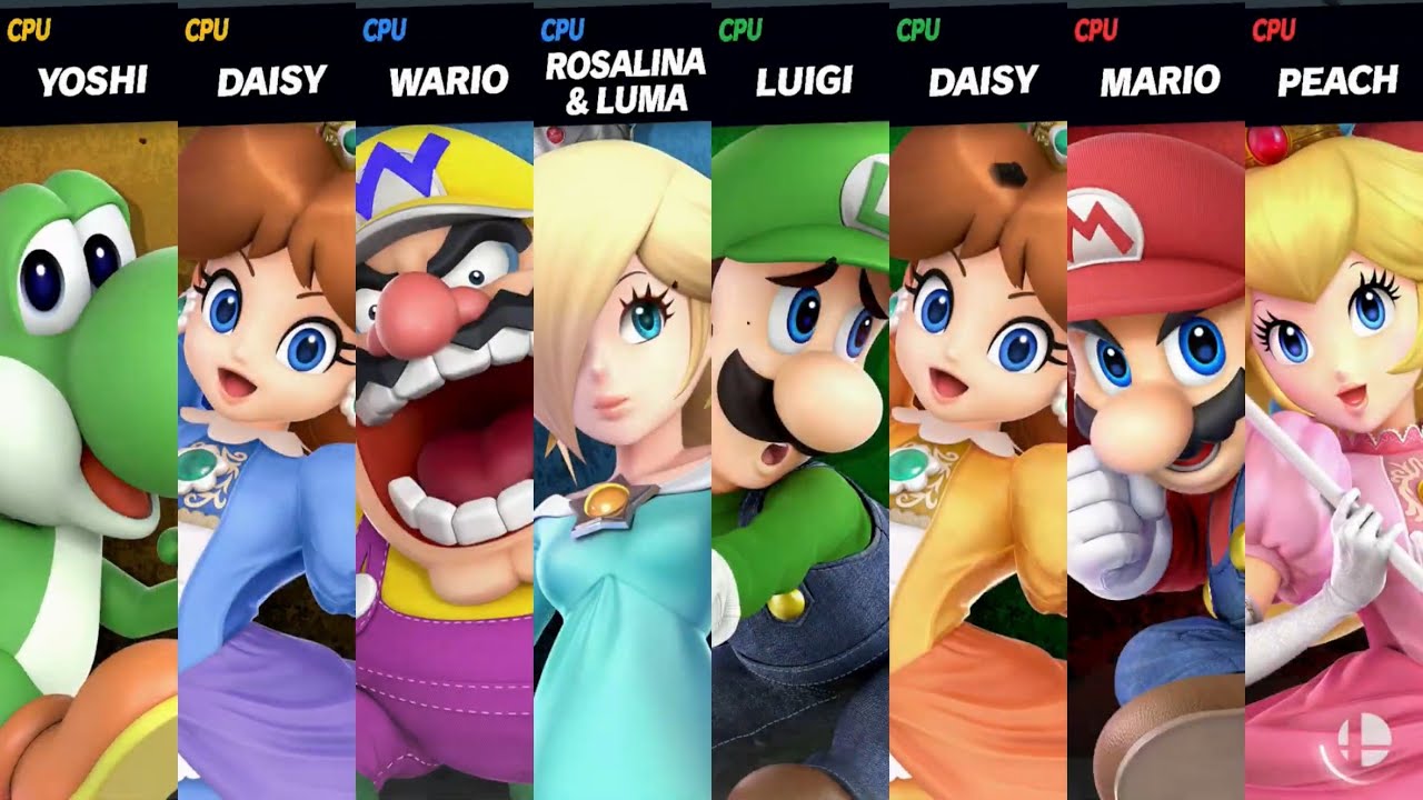 Super Smash Bros. Ultimate - Team Ups ft. Princesses & MAR10 Day 64 DS