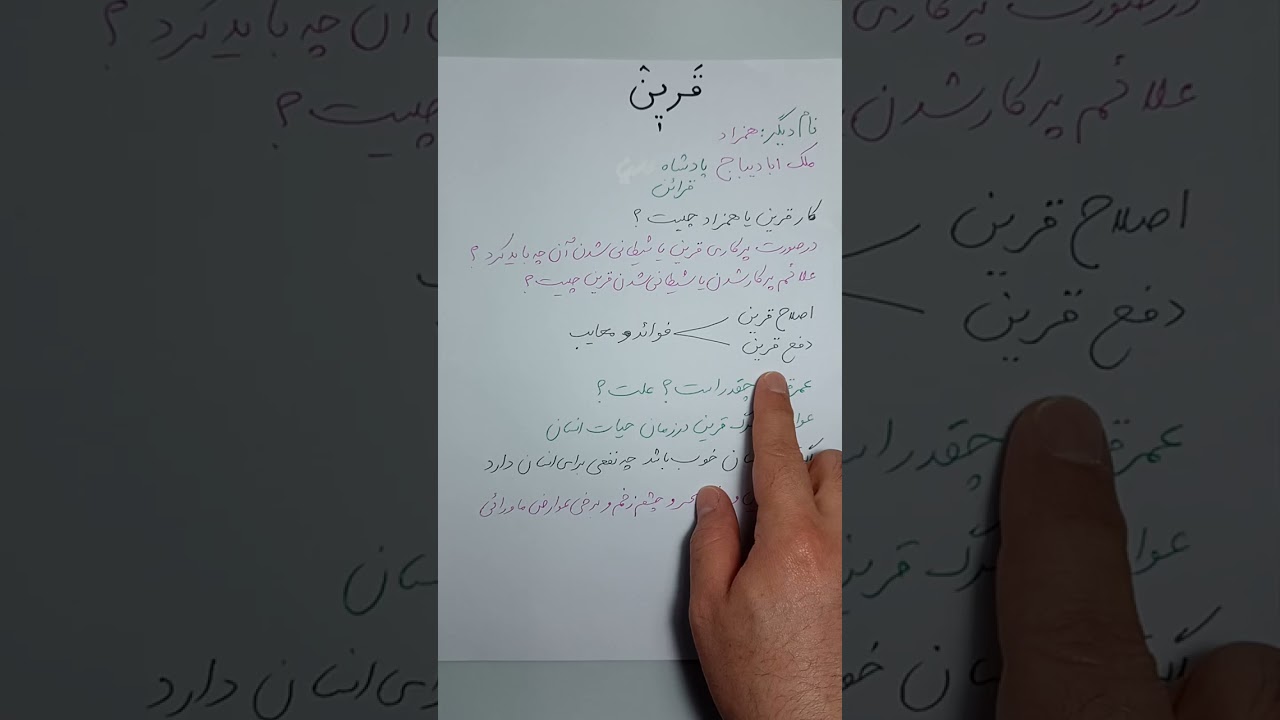 .#همزاد یا همان .#قرین که از خانواده .#جن بوده و با هر .#انسانی به دنیا می آید 