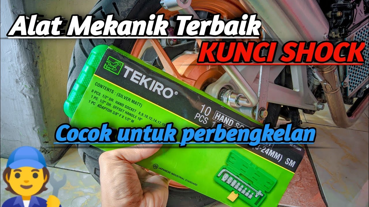 Kunci Shock TEKIRO Alat Mekanik Terbaik Untuk Perbengkelan Mobil & Motor Atau Sepeda