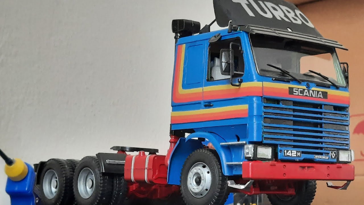 Italeri 142m v8 turbo truck cab building #italeri 